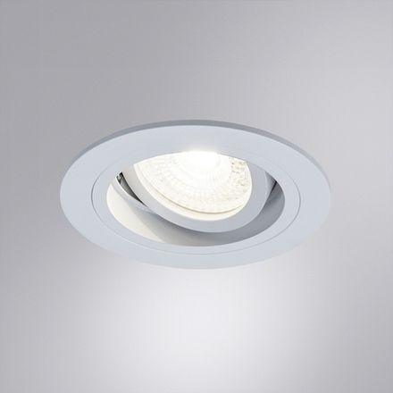 Точечный встраиваемый светильник ARTE LAMP TARF A2177PL-1WH, 1хGU10