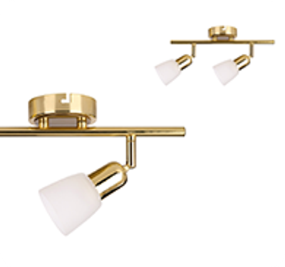 Спот Escada 5039/2PA E14*40W Gold/White