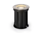 Светильник уличный в грунт ST6511 BK черный IP67 GU10 max 35W D108*135