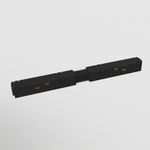 Коннектор питания прямой S35 черный, TRA004PC-22B. TM Maytoni