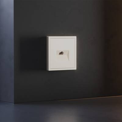 VLS001313 Накладка для розетки компьютерной RJ45 кат.6, S70 (хлопок). (ТМ Maytoni)