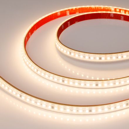 Лента герметичная SPI-PS-A120-12mm 24V Warm2700-PX6-BPT (11 W/m, IP67, 2835, 5m) (Arlight, бегущий огонь)