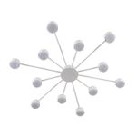 8343/12C COMFI белый, металл Люстра GX53 LED 12*7W 220V TORINA