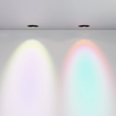Встраиваемый светильник Линза / Lens 12 Вт 4000 К 70° IP44, DL105-12W4K-B. TM Maytoni