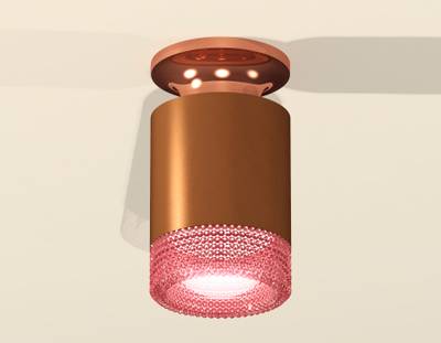 Комплект накладного светильника XS6304151 SCF/PPG/PI кофе песок/золото розовое полированное/розовый MR16 GU5.3 (N6906, C6304, N6152)