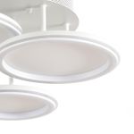 8380/60CL LEDIO LN белый,металл/акрил Умная люстра потолочная с ПДУ и голосовым управлением LED 60W 3000-6500К 220V ALIS SMART