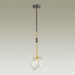 4789/1 LOFT ODL21 671 черный/золотой/прозрачный Подвес G9 1*40W STONO