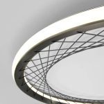 Потолочный светодиодный светильник 40023/1 LED серый, LED