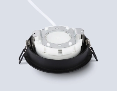 Светильник встраиваемый TN6604 BK черный IP44 GX53 max 15W D110*23