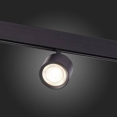 ST353.436.06 Магнитный трековый светильник Черный LED 1*6W 3000K 560Lm Ra&gt;80 36° IP20 L120xW81xH138 48V