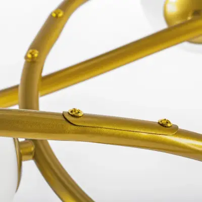 799063 Люстра GLOBO 6х6W (led) G9 ЗОЛОТО/БЕЛЫЙ Lightstar