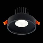 ST751.438.10 Св-к встр. Черный LED 1*10W 3000K 750Lm Ra&gt;90 38° IP20 D100xH75 170-240V