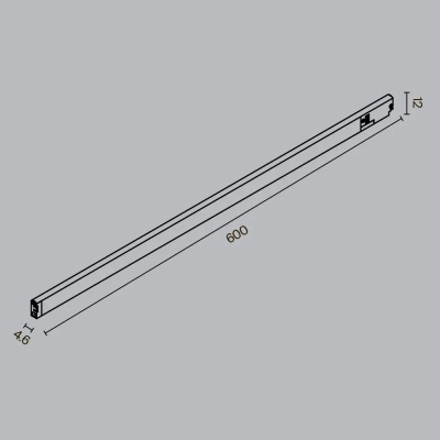 Трековый светильник Базис / Basis Levity 2700К 10Вт 100°, TR190-1-10W2.7K-B. TM Maytoni