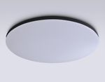 Потолочный светодиодный светильник с Wi-Fi Яндекс Алисой/Tuya/Smart Home/Alexa FZ2006 BK черный IP54 30W 3000K-6500K+RGB D450*60 (ПДУ ИК)