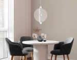 Светильник светодиодный подвесной LH31145 СH/CL хром/прозрачный 13W 3000K 280*60*350