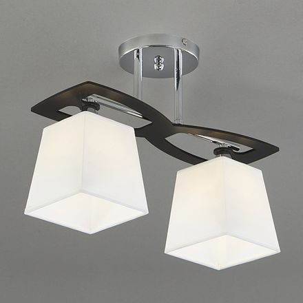 Потолочный светильник Escada 1116/2PL E27*60W Chrome/Black/White