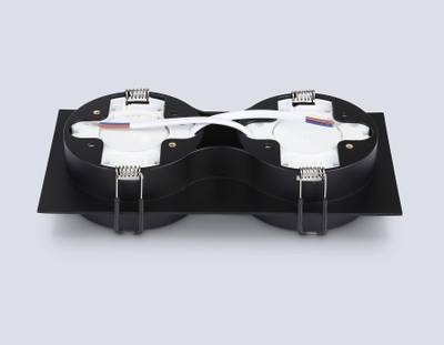 Светильник встраиваемый TN6712/2 BK черный IP44 GX53/2 max 15W 210*105*45