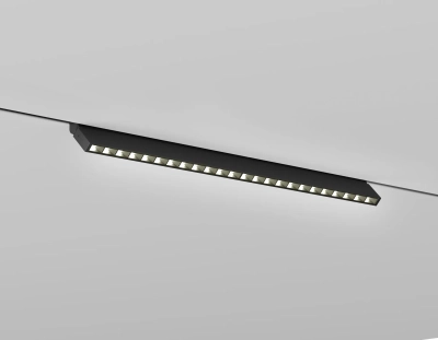 Светильник светодиодный трековый Magnetic 48V 10mm GL2365 BK черный IP20 20W 3CCT 3000-6400K 400*10*73