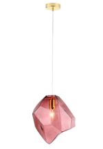 Светильник подвесной Crystal Lux NUESTRO SP1 GOLD/PINK 3426/201