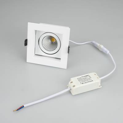 Светильник CL-KARDAN-S102x102-9W Warm (WH, 38 deg) (Arlight, IP20 Металл, 3 года)