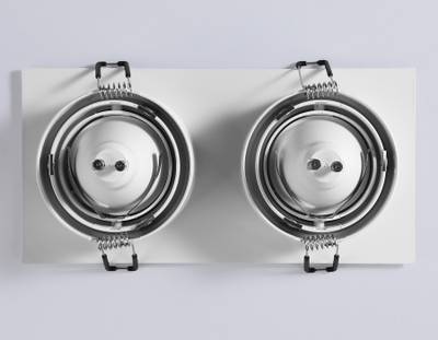 Светильник встраиваемый TN102759/2 WH белый IP20 GU5.3/2 200*100*32