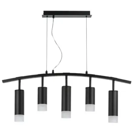 LR7353728731 Люстра RULLO 5х50W GU10 ЧЕРНЫЙ (571735+214437-2+214487-3+202431-5)