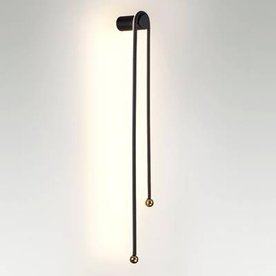 6633/18WL HIGHTECH ODL24 287 металл/черный/акрил Настенный светильник IP20 LED 18W 3000K 220V MEMFI
