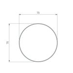 Экран SL-ROUND-D70-360deg-2000 OPAL (Arlight, Пластик)