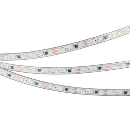 Светодиодная лента герметичная SPI-PS-B60-12mm 12V RGB-PX3-BPT (12 W/m, IP67, 5060, 5m) (Arlight, бегущий огонь)