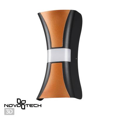 358936 STREET NT22 370 черный/золото Светильник ландшафтный светодиодный IP54 LED 4000К 12W 85-265V CALLE