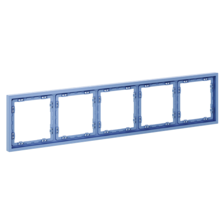 VLS100515 Рамка пластиковая VOLTUM S70 на 5 постов, (деним). (ТМ Maytoni)