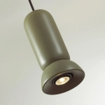 5054/1B PENDANT ODL24 379 черный/зеленый/металл/керамика Подвес GU10 LED 4W KERAMA