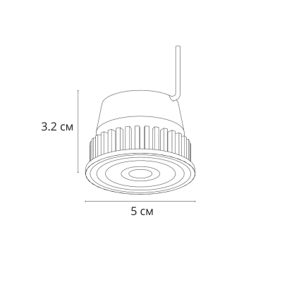 Светодиодный модуль Arte Lamp ORE A22070-3K, 1хLED