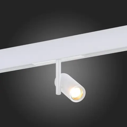 ST808.536.08 Магнитный трековый светильник Белый LED 1*8W 3000K 550Lm Ra>90 36° IP20 D42xH135 48VV