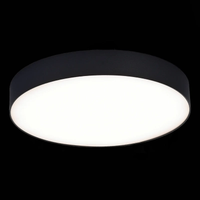 ST606.442.48 Светильник потолочный Черный LED 1*48W 4000K 4 320Lm Ra>85 120° IP20 D400xH55 185-265V