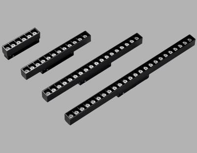 Светильник трековый светодиодный Magnetic standard 48V 20mm GL4515 BK черный IP20 24W 3CCT 3000-6000K SMART 24° 435*22*25