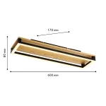 Потолочный светильник Firkant 4434-2C, LED*56W, 3200LM, 3000-6000K. ТМ F-Promo