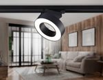 Светильник светодиодный трековый GL6868 BK черный LED 15W 4200K D115*80