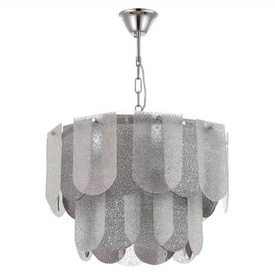 SLE1125-103-07 Люстра подвесная Хром/Прозрачно-Дымчатый E14 7*40W