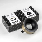 L01002721 Светильник LEVIGO MR16/HP16 ЧЕРНЫЙ МАТОВЫЙ/БРОНЗА (010027+510021)