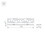 Экран линзованный SL-LINE-W20-30deg-540 (Arlight, Пластик)