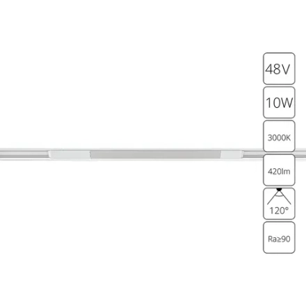 Магнитный трековый светильник Arte Lamp OPTIMA A7283PL-1WH, LED