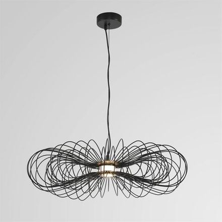 8301/10L LEDIO черный, металл/акрил Подвес LED 9W 3000K 220V CAMOMILE