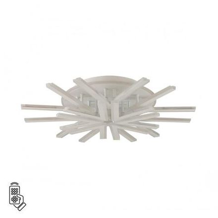8029/95CL LEDIO LN25 белый/белый, металл/акрил Потолочный светильник с ПДУ  c подсв. осн. LED 95W 3000-6000К 220V ALBERTA