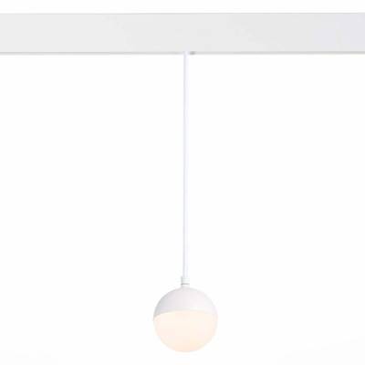 ST358.533.07 Магнитный трековый светильник подвесной белый LED 1*7W 3000K 520Lm Ra&gt;80 120° IP20 D90xH90 48V