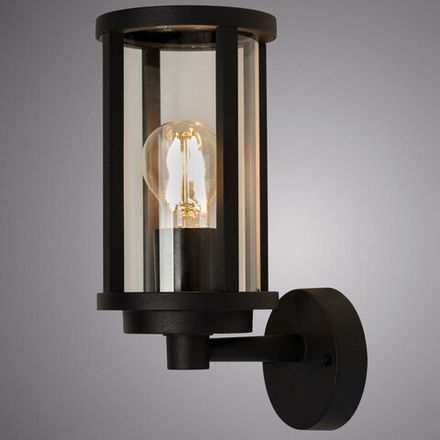 Уличный настенный светильник Arte Lamp TORONTO A1036AL-1BK, 1хE27