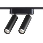 359086 SHINO NT23 048 черный Трековый светильник для низков. шинопровода IP20 LED 4000K 2*7W 48V 1260Лм SMAL