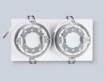 Светильник встраиваемый TN6612/2 WH белый IP44 GX53/2 max 15W 215*110*24