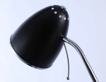 Светильник напольный с выключателем на проводе TR97681 BK черный E27 max 40W D150*1540