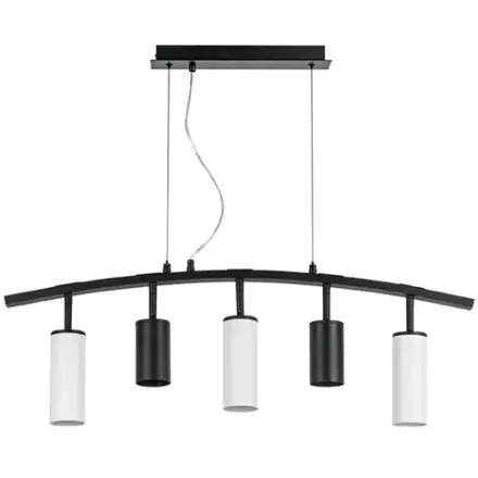 LR735372863 Люстра RULLO 5х50W GU10 ЧЕРНЫЙ/БЕЛЫЙ (571735+214437-2+214486-3)